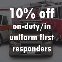 First Responders 10% discount